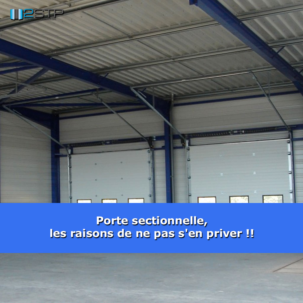 Porte sectionnelle, la solution professionnelle