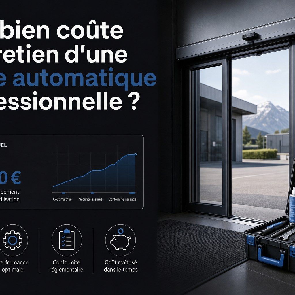 Combien coûte l'entretien d'une porte automatique professionnelle ?
